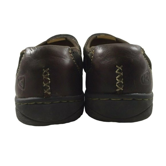 KEEN 5491 CHCP Shoes Womens 7 Brown Leather Comfort Slip Ons Loafers - Picture 5 of 12